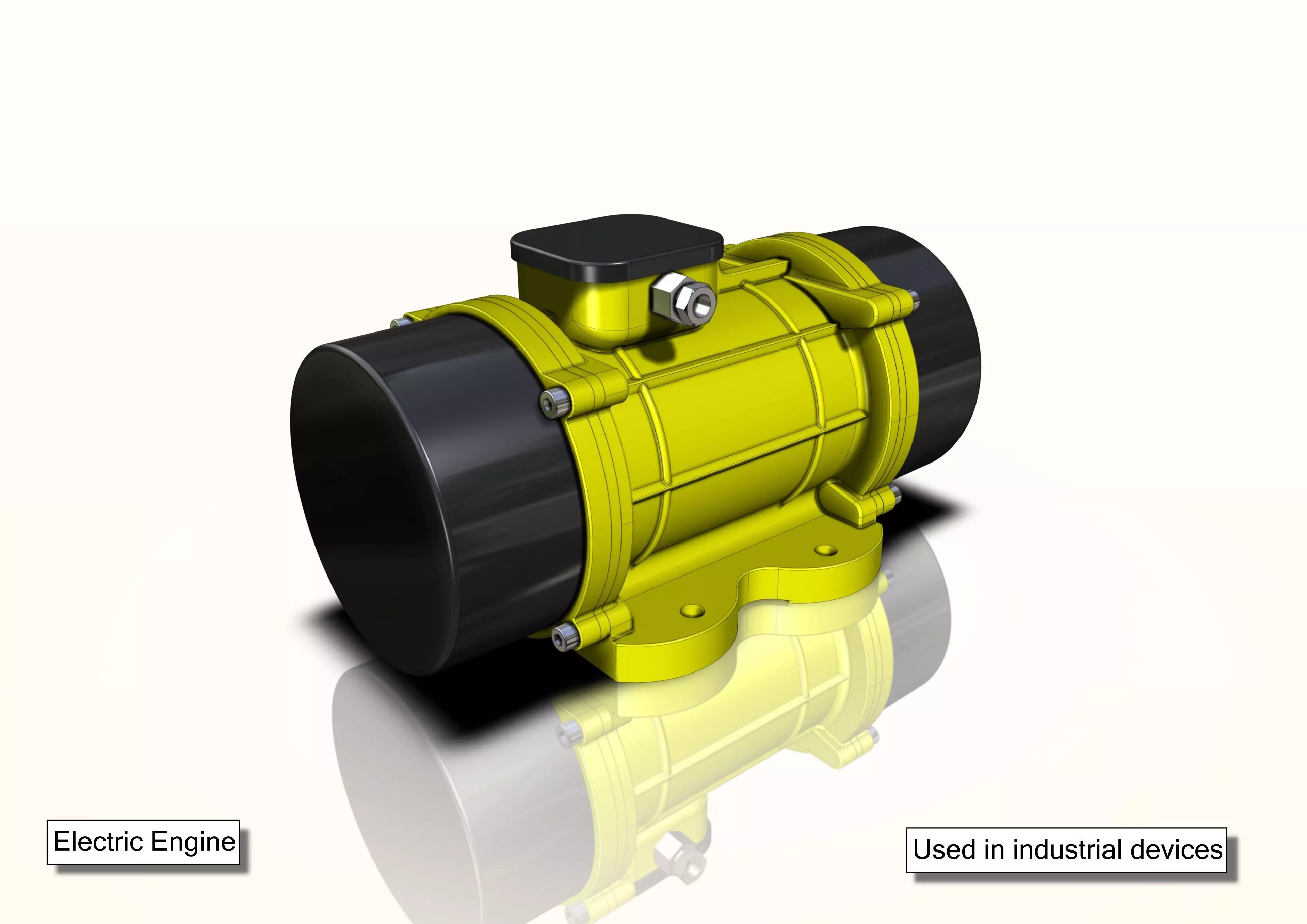 Electric Motor 3D model_1