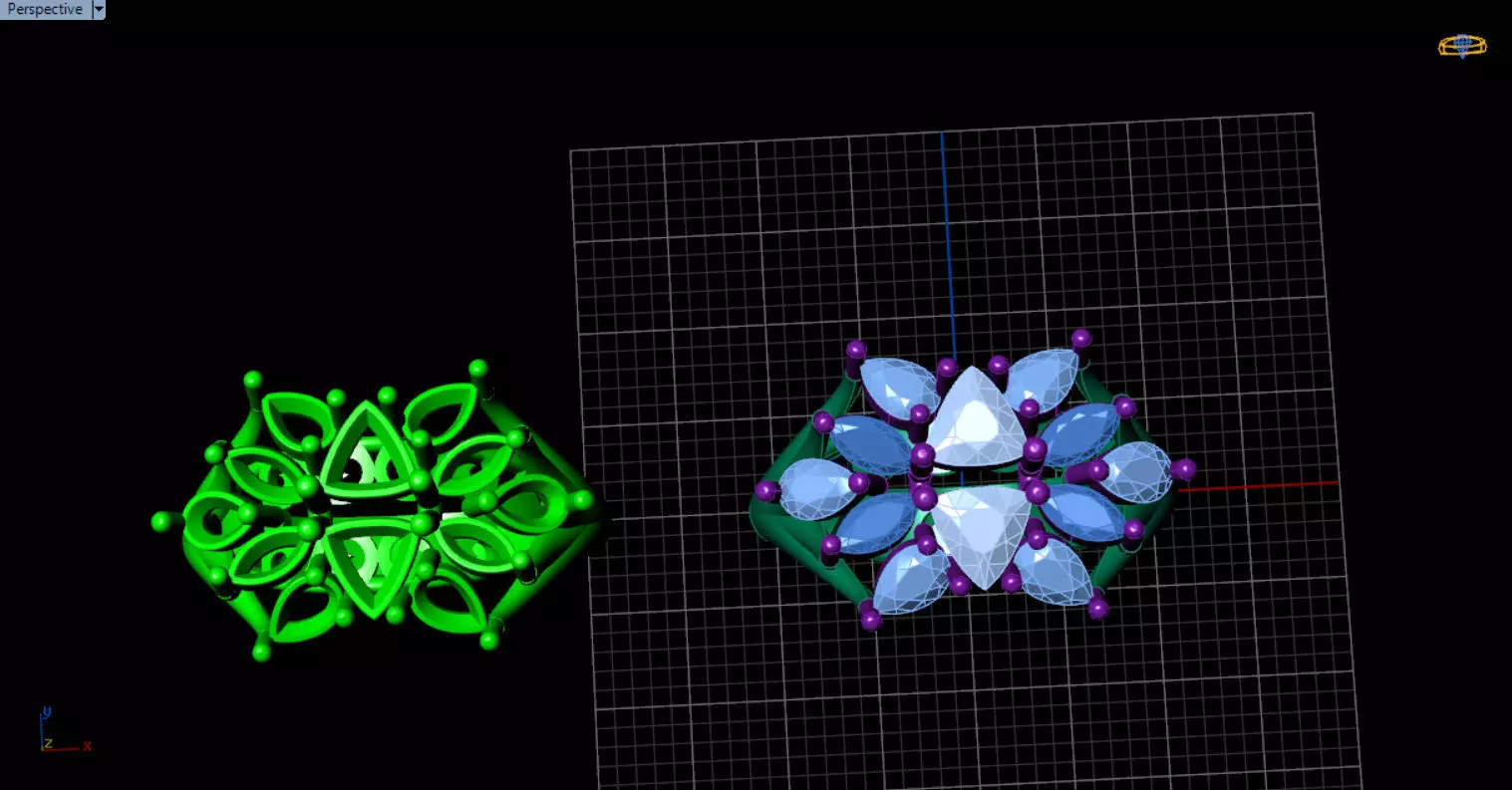 stylish highend jewelry ring 3D print model_85