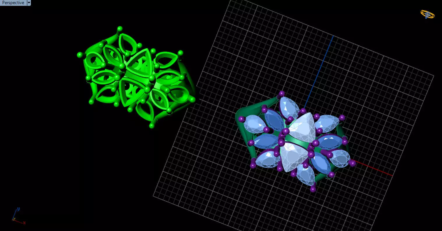 stylish highend jewelry ring 3D print model_29