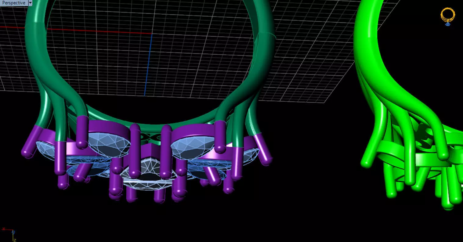 stylish highend jewelry ring 3D print model_61