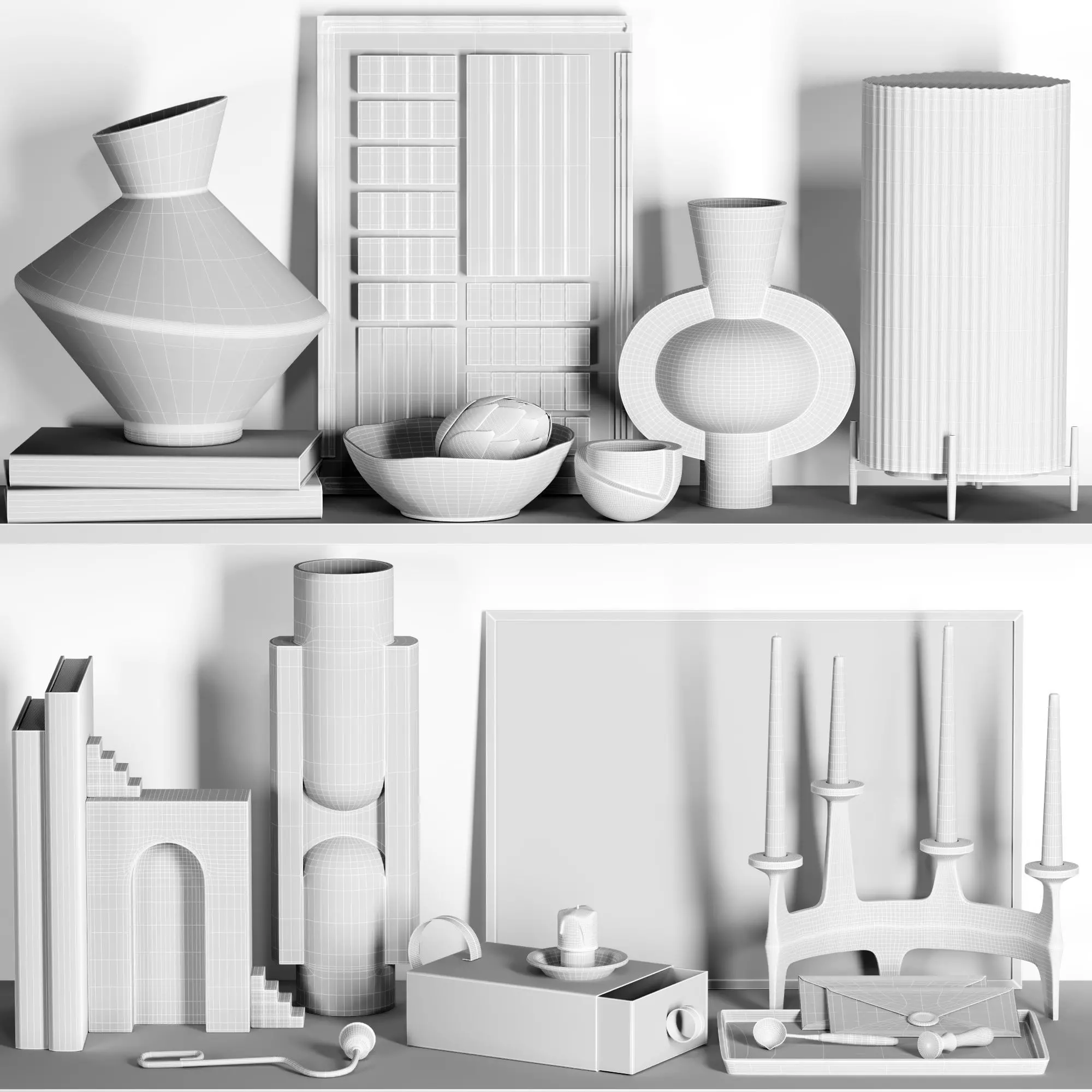 Decorative Set 29 3D model_6