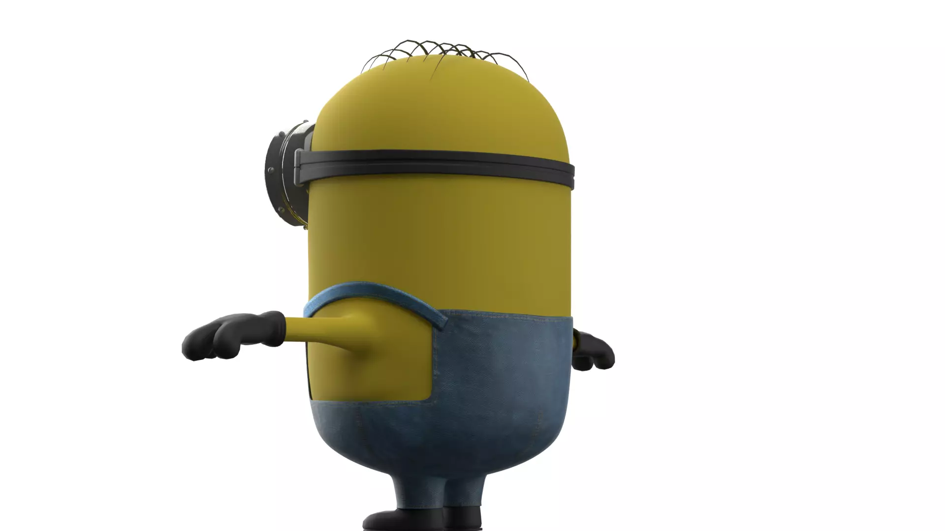 Minions Low-poly 3D model_4