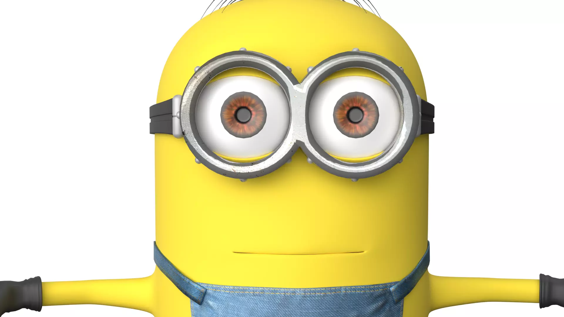 Minions Low-poly 3D model_2