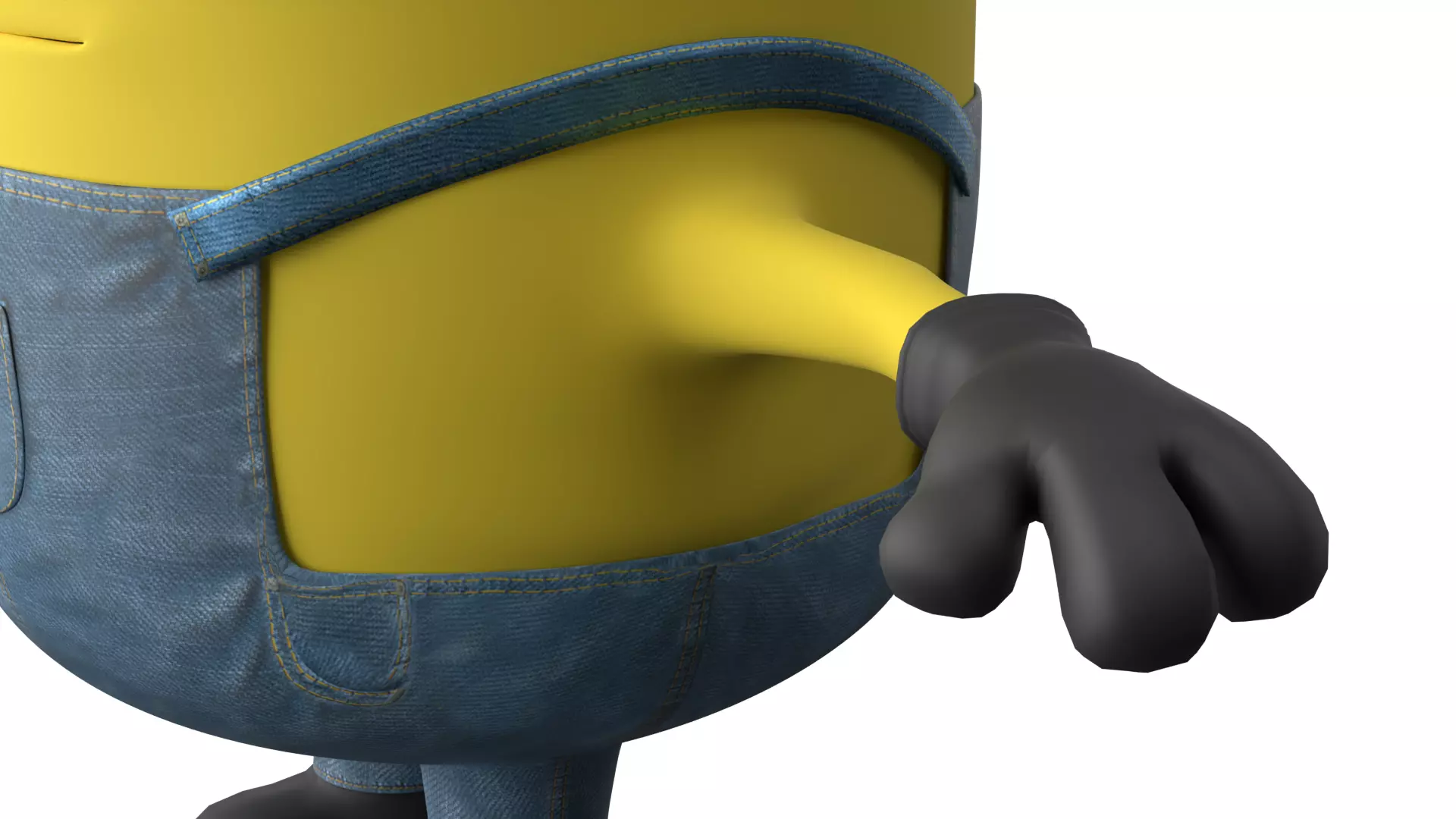 Minions Low-poly 3D model_9