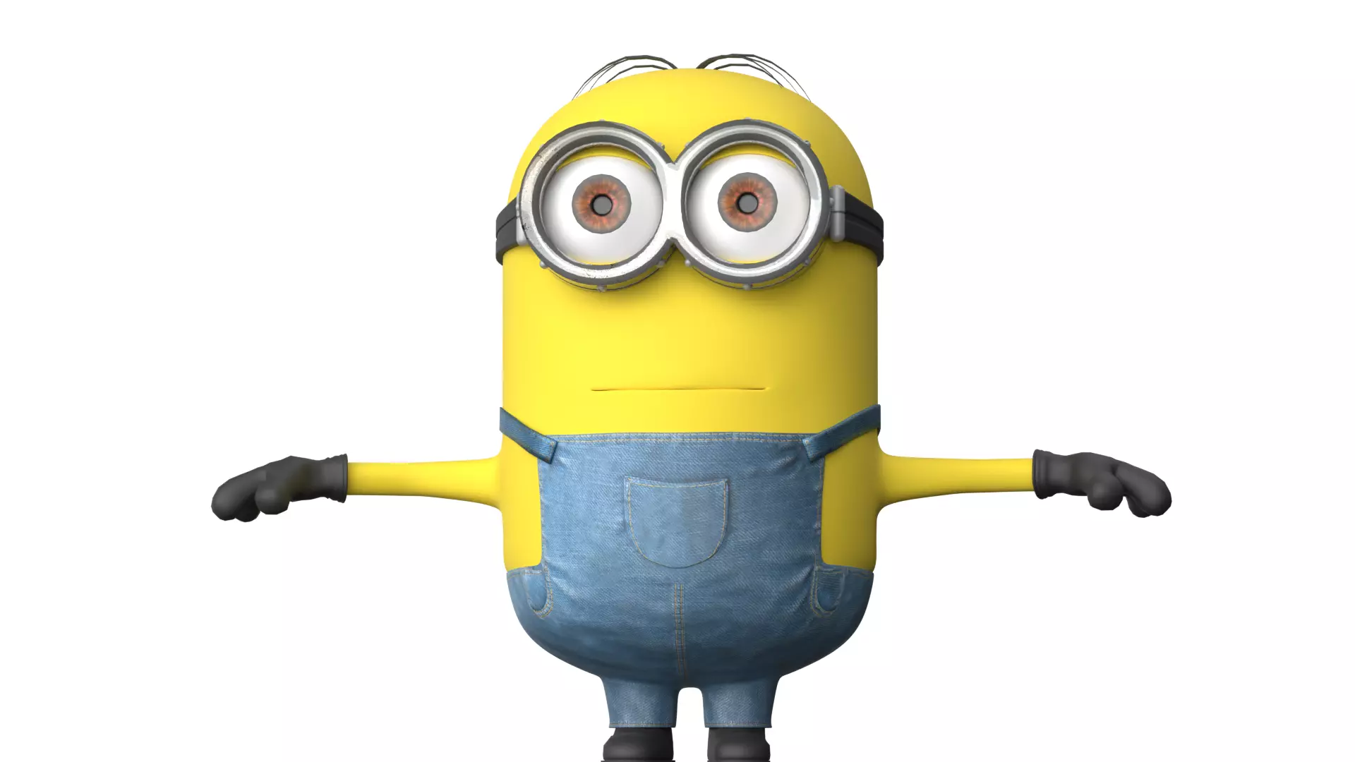 Minions Low-poly 3D model_5