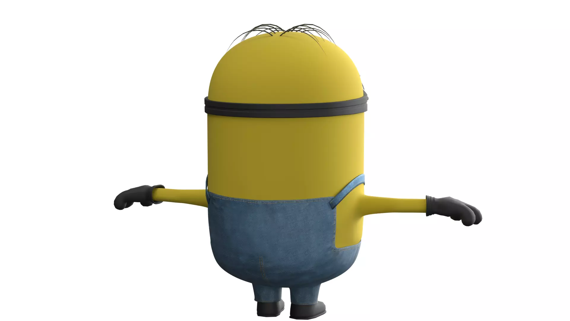 Minions Low-poly 3D model_3