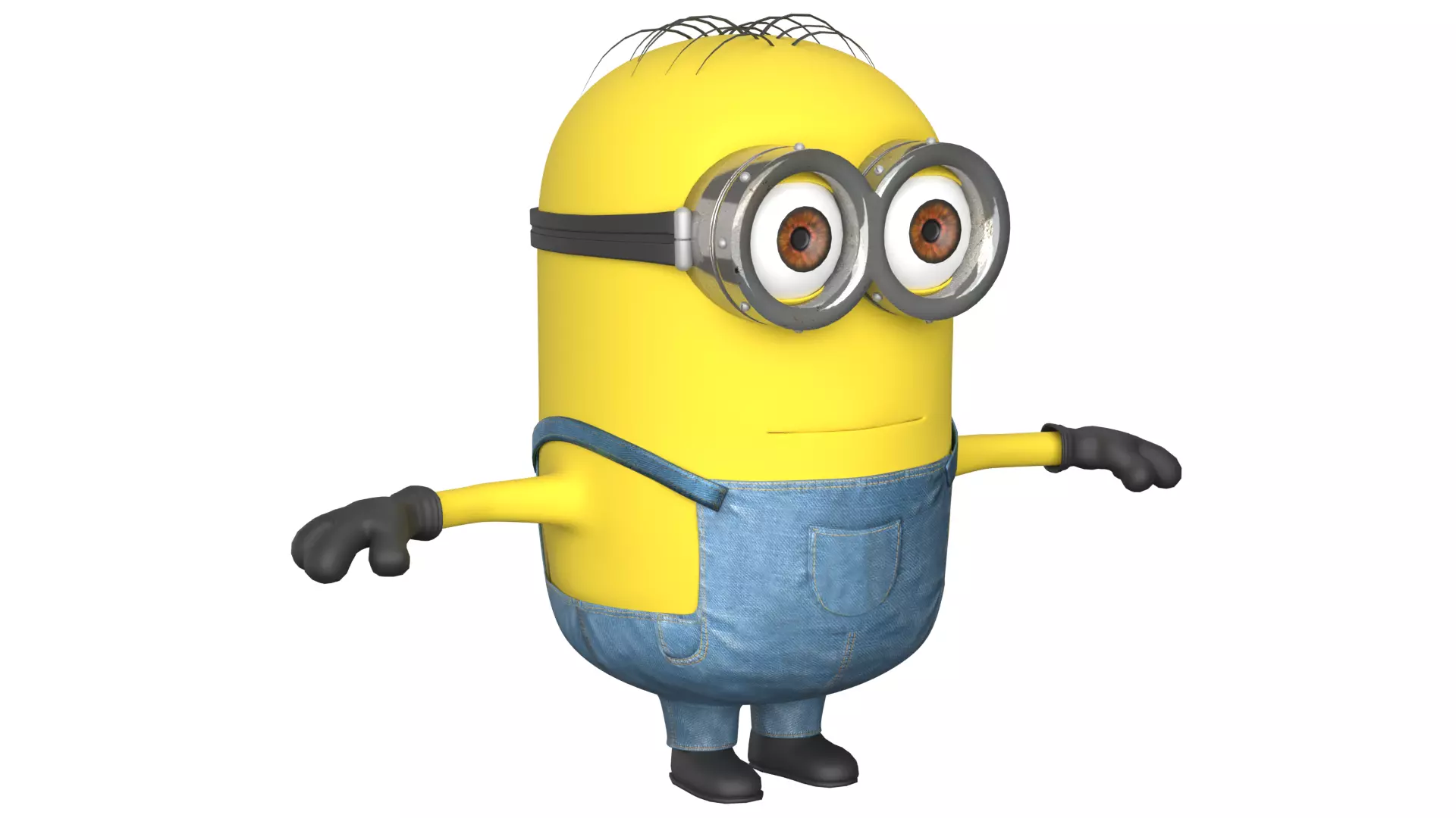 Minions Low-poly 3D model_1