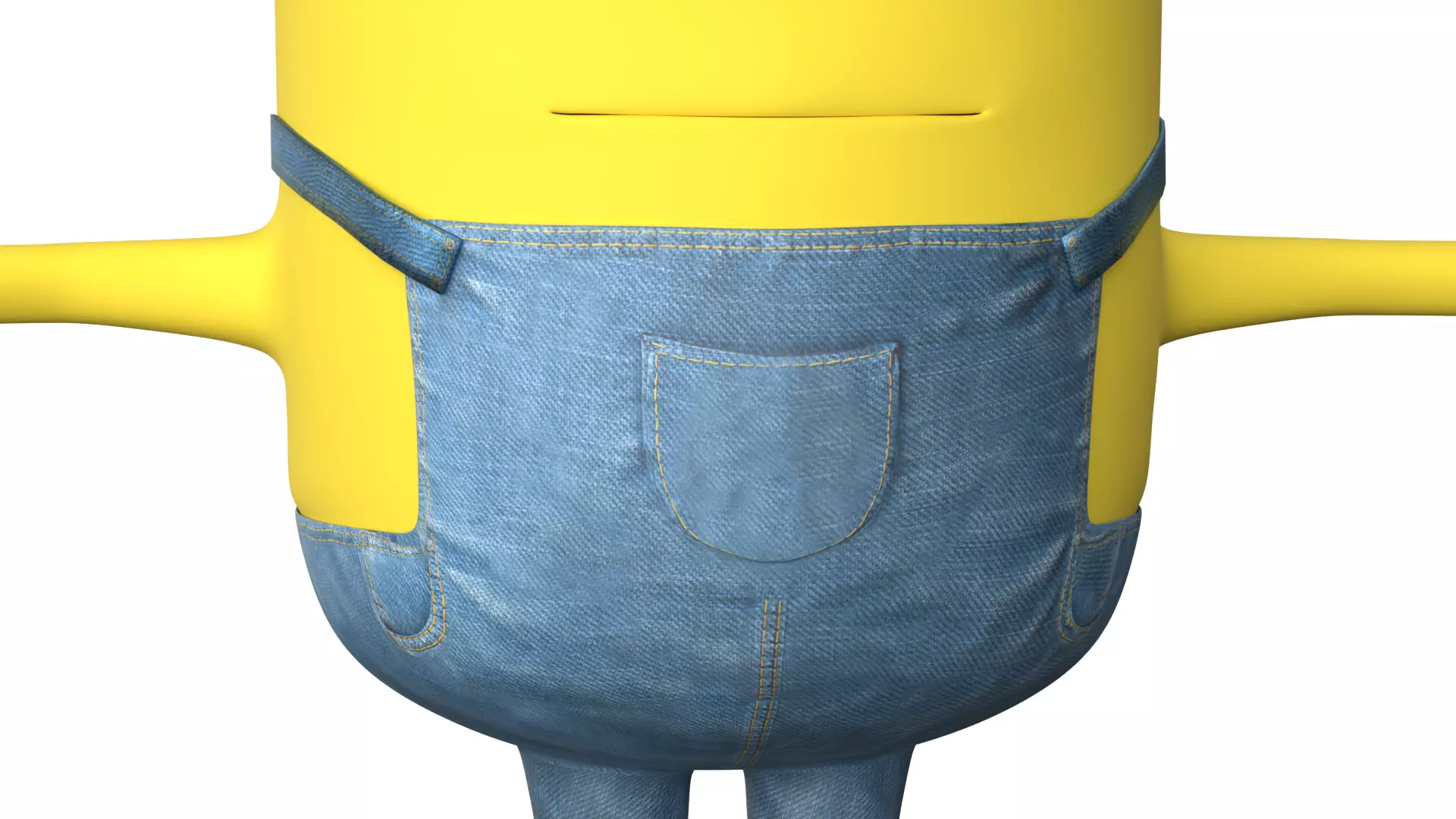 Minions Low-poly 3D model_6