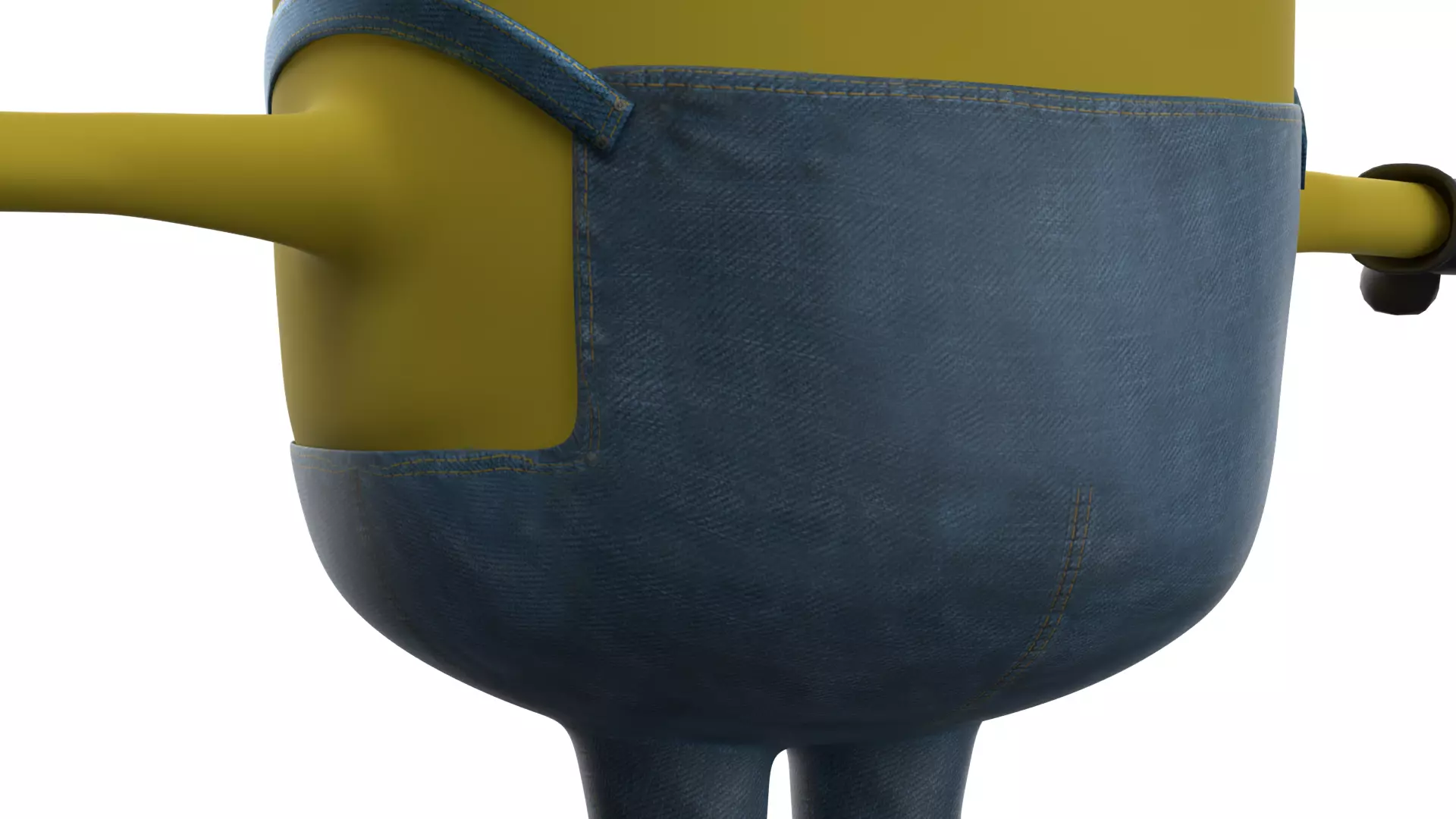 Minions Low-poly 3D model_10