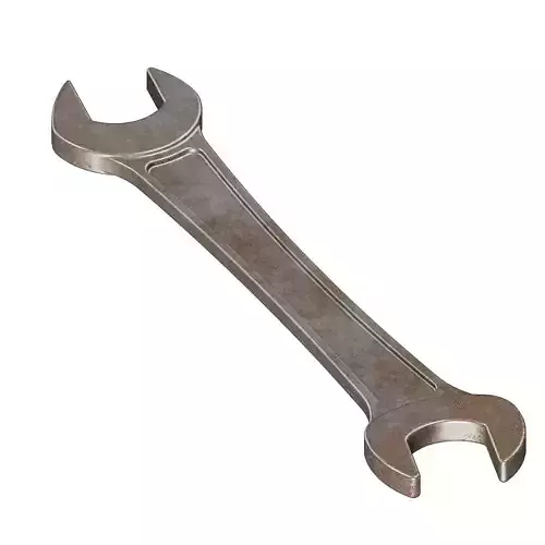 Rusty Iron Spanner 3D model