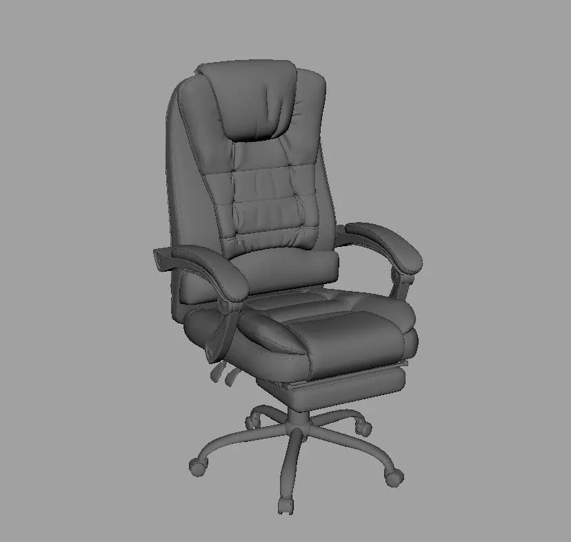 Leather chair Free 3D model