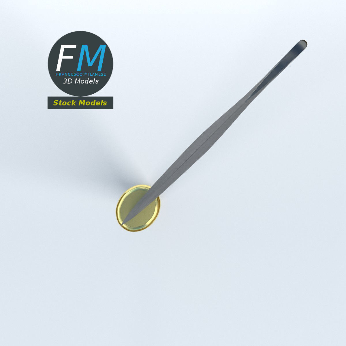 Katana sword 3D model_6