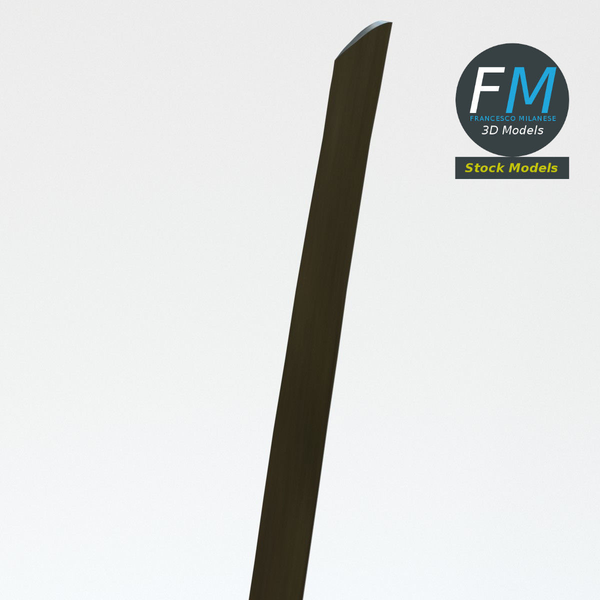 Katana sword 3D model_5