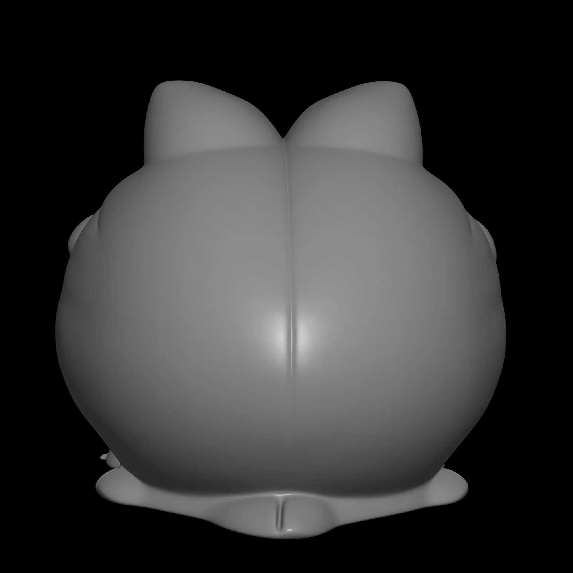 cartoon garfield design 3D print model_2