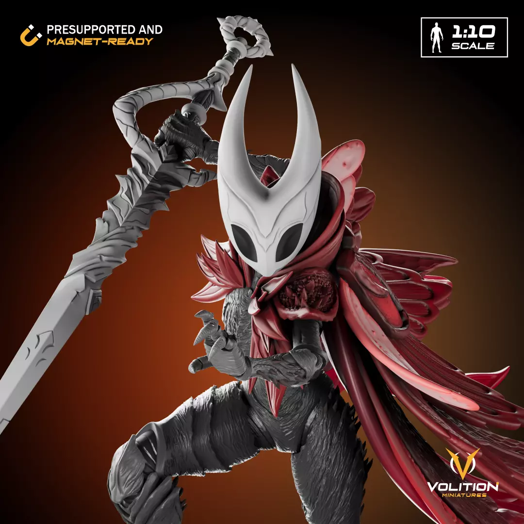 Hornet Silksong Hollow Knight Volition Version Figure Fan Art 3D model