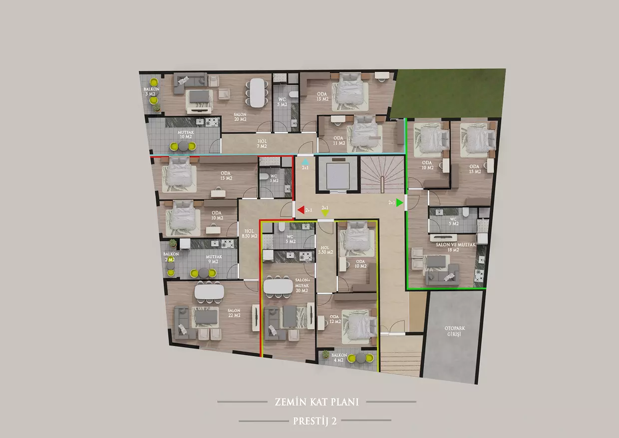 Apartment Project 3D model_2