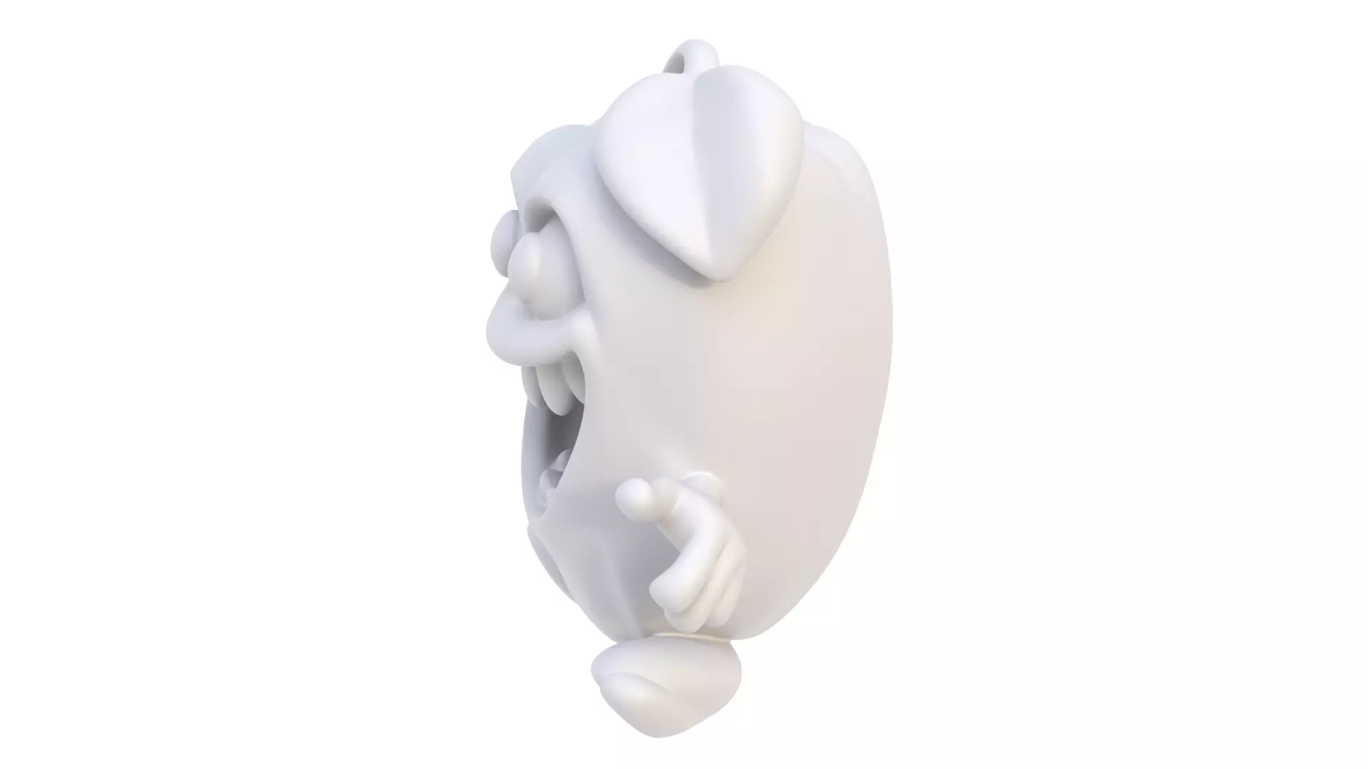 Smiling pepper 3D model_2