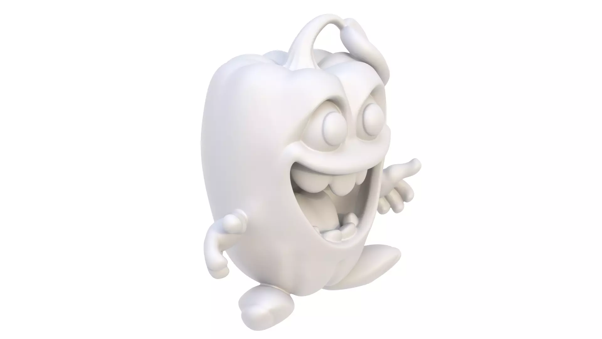 Smiling pepper 3D model_6