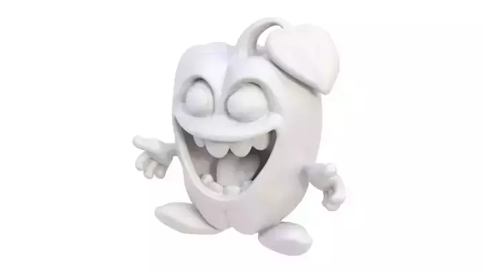 Smiling pepper 3D model