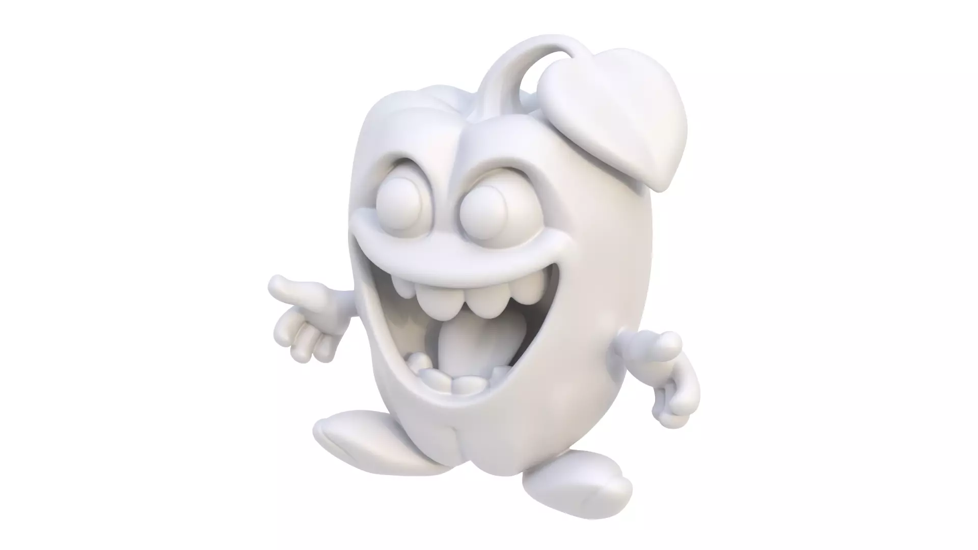 Smiling pepper 3D model_0