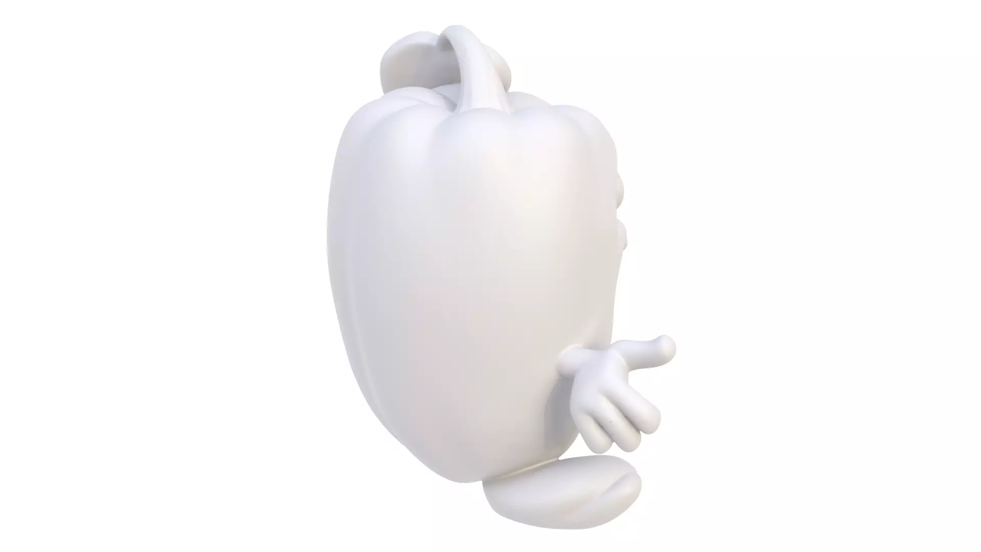 Smiling pepper 3D model_5