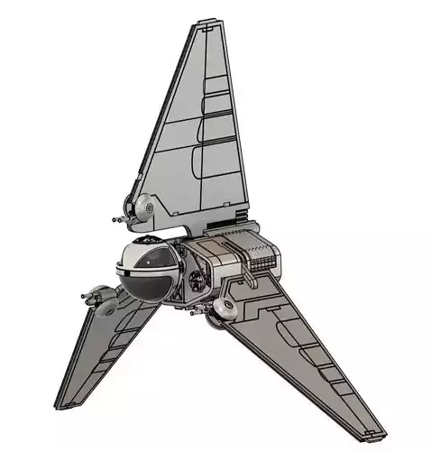 Ralph McQuarrie Concept Tydirium Shuttle 