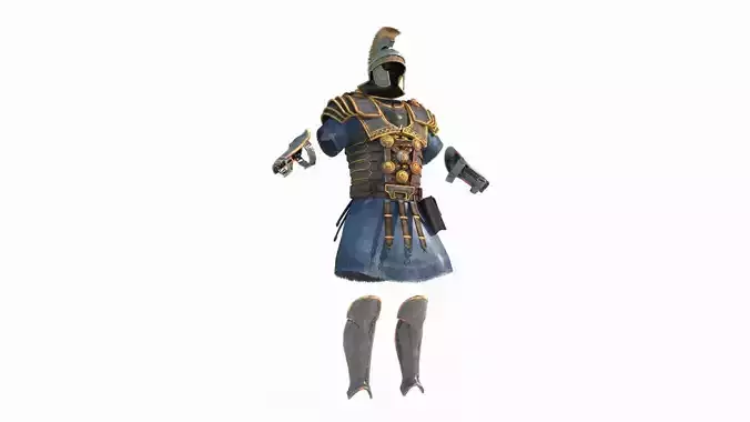 Marshal s armor during the Roman era 3D model