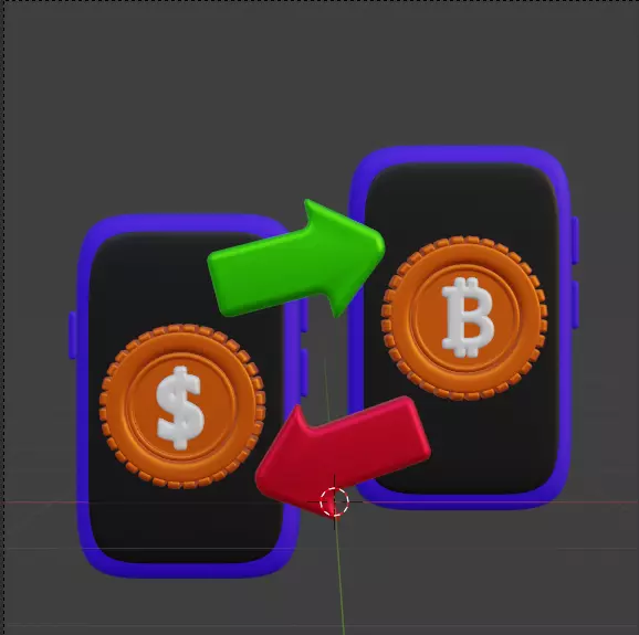 Crypto 3d Icon Pack 3D model_127