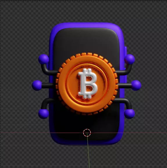 Crypto 3d Icon Pack 3D model_65