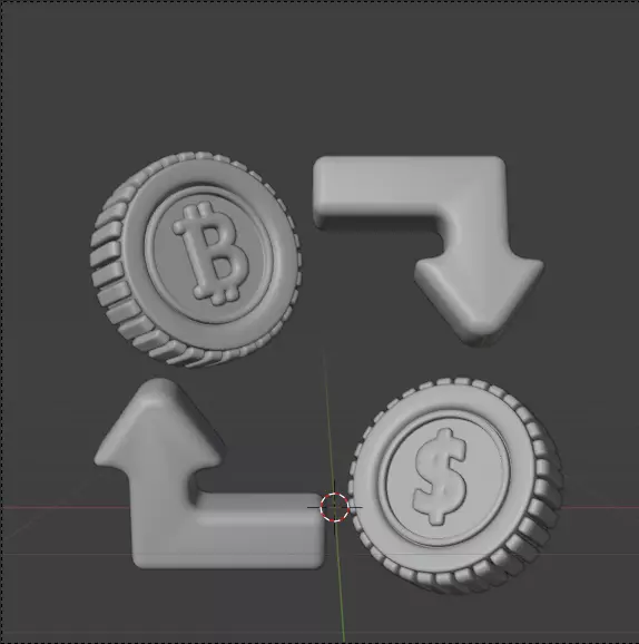 Crypto 3d Icon Pack 3D model_109