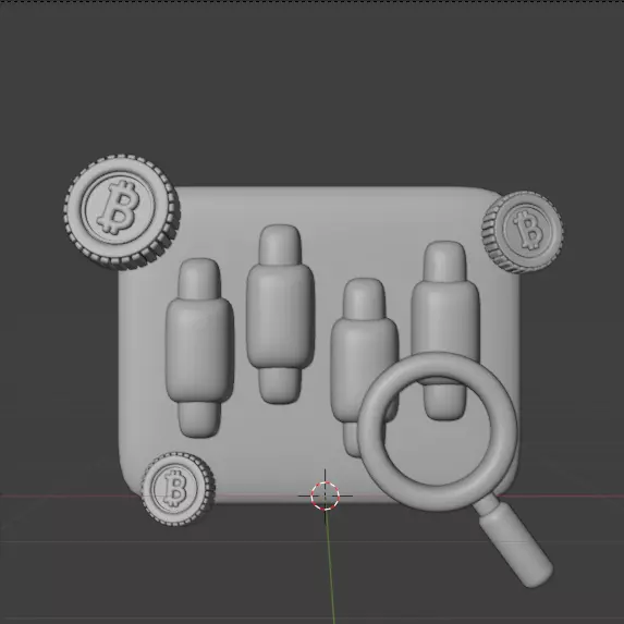 Crypto 3d Icon Pack 3D model_54