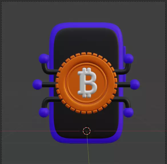 Crypto 3d Icon Pack 3D model_64