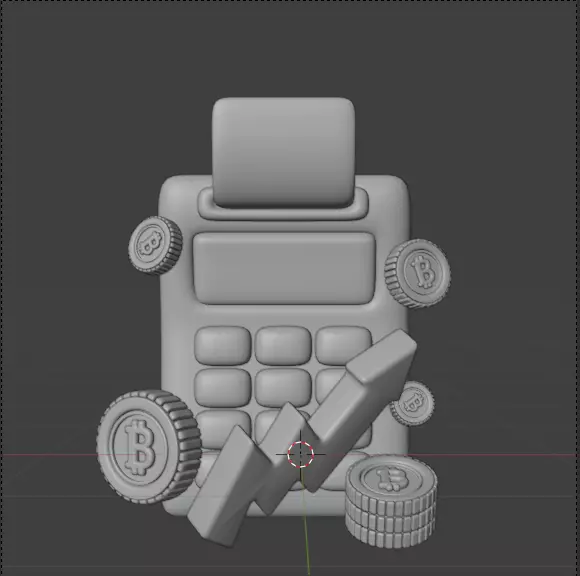 Crypto 3d Icon Pack 3D model_42