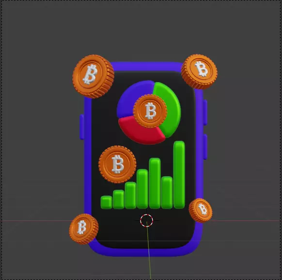Crypto 3d Icon Pack 3D model_76