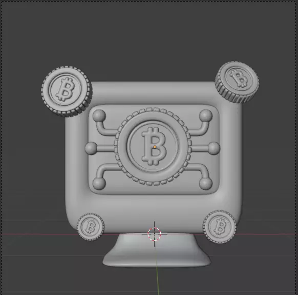 Crypto 3d Icon Pack 3D model_66