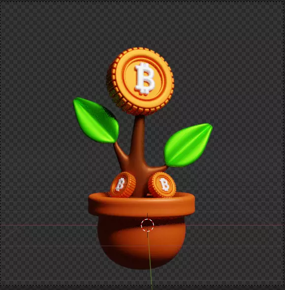 Crypto 3d Icon Pack 3D model_145