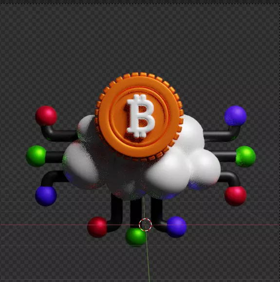 Crypto 3d Icon Pack 3D model_99