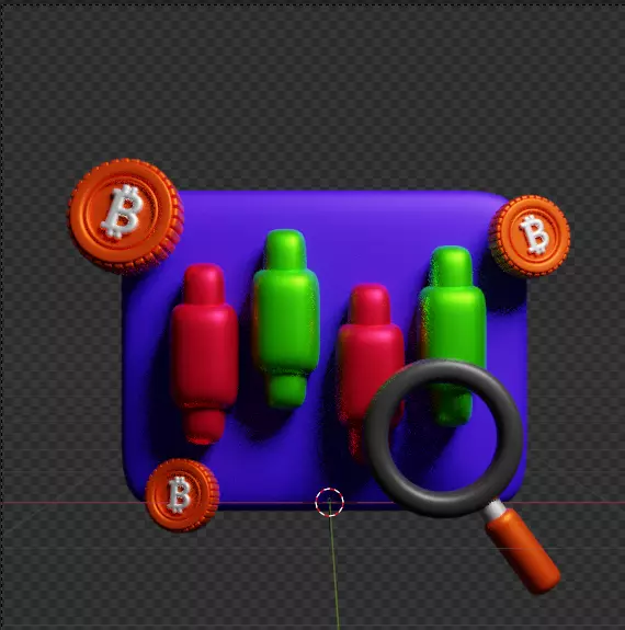 Crypto 3d Icon Pack 3D model_57