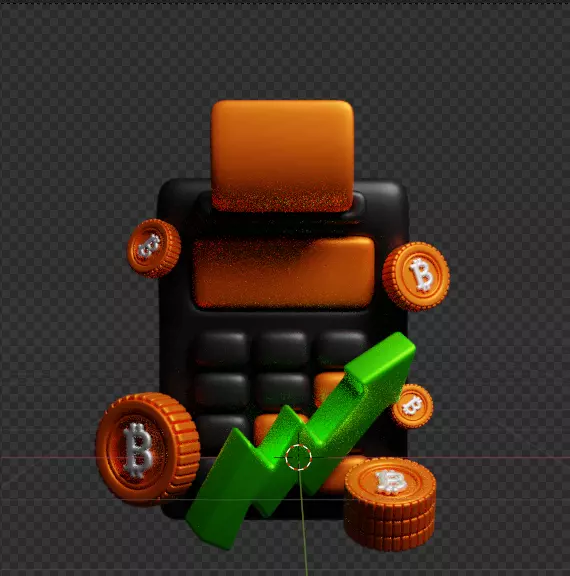 Crypto 3d Icon Pack 3D model_45