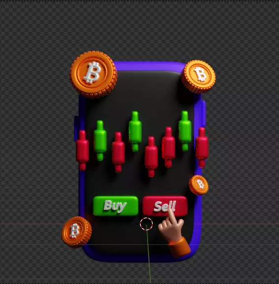 Crypto 3d Icon Pack 3D model_61