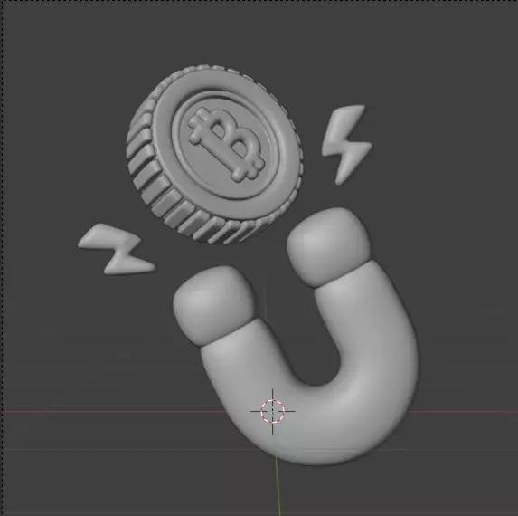 Crypto 3d Icon Pack 3D model_38