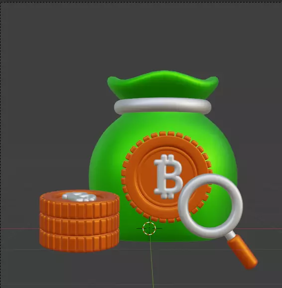 Crypto 3d Icon Pack 3D model_82