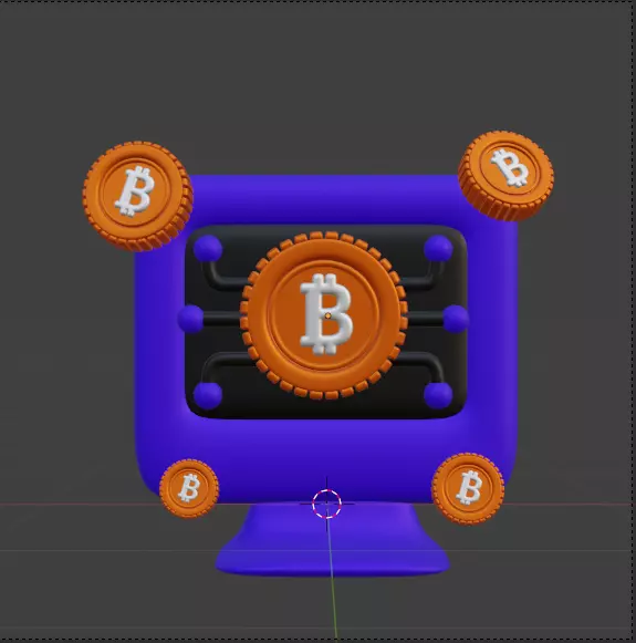 Crypto 3d Icon Pack 3D model_68
