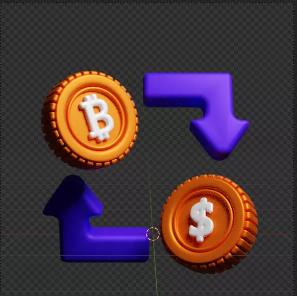 Crypto 3d Icon Pack 3D model_113