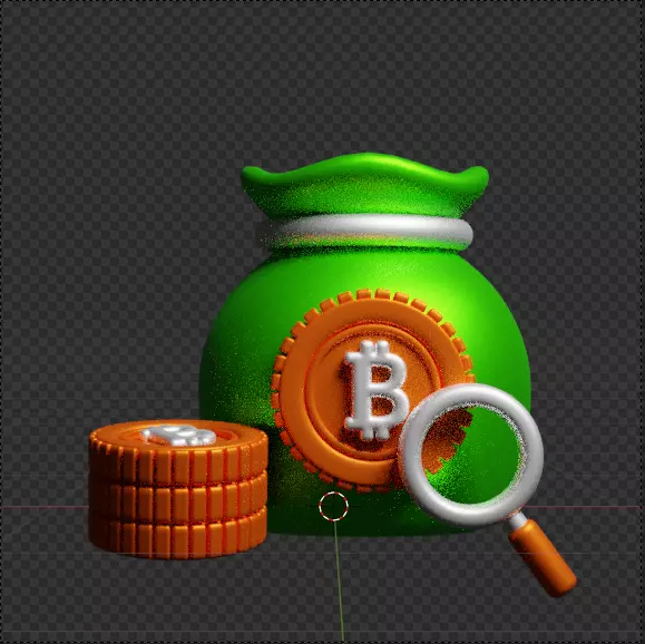 Crypto 3d Icon Pack 3D model_83