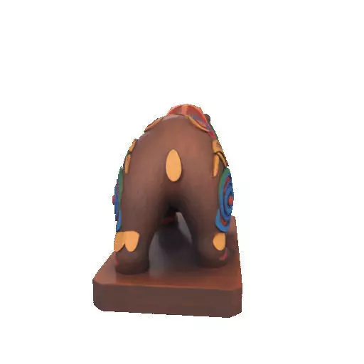 2278 Color 3D Model of a Totem Style Bear 3D print model_28