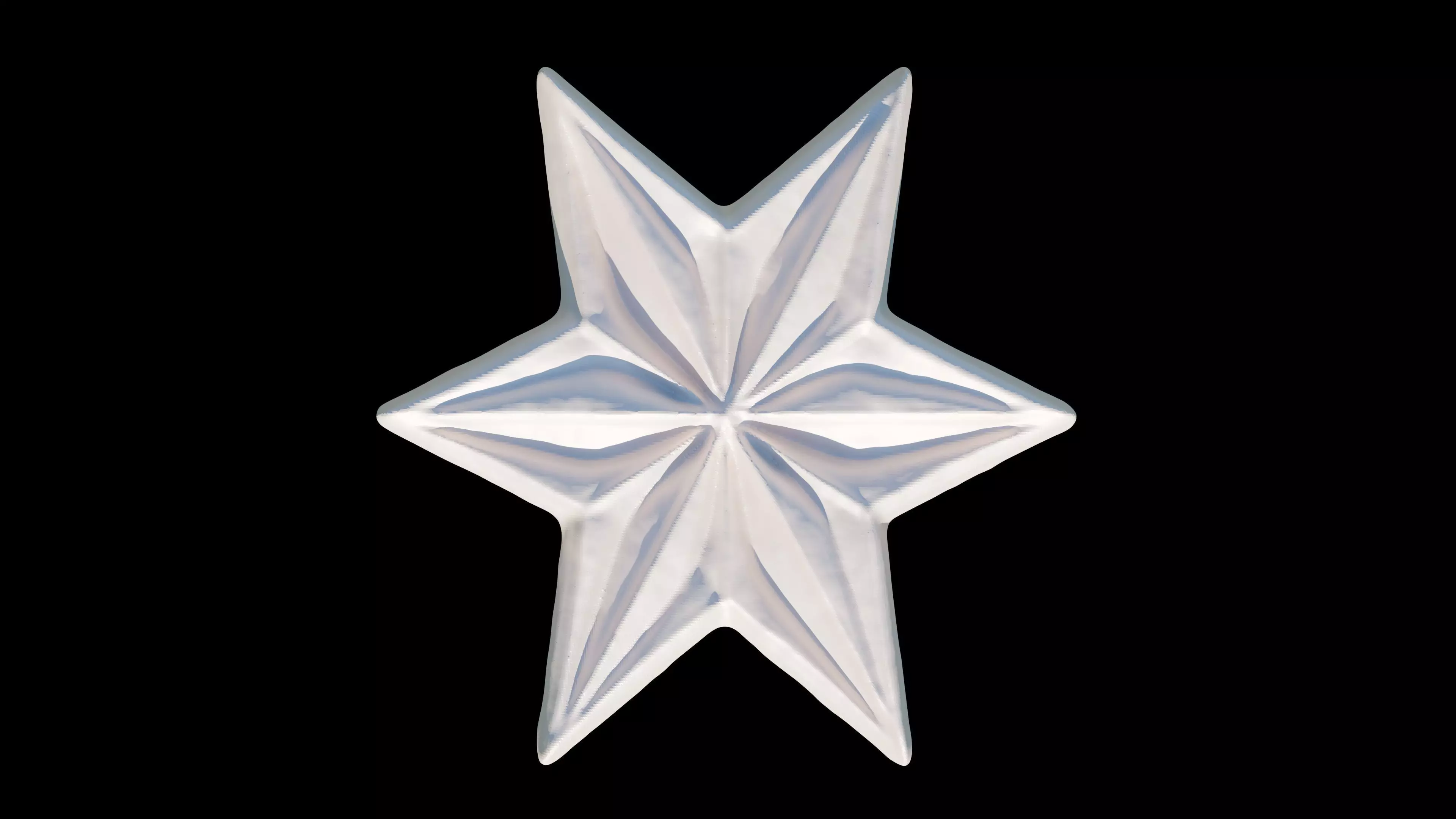 Snowflakes 3D print model_5