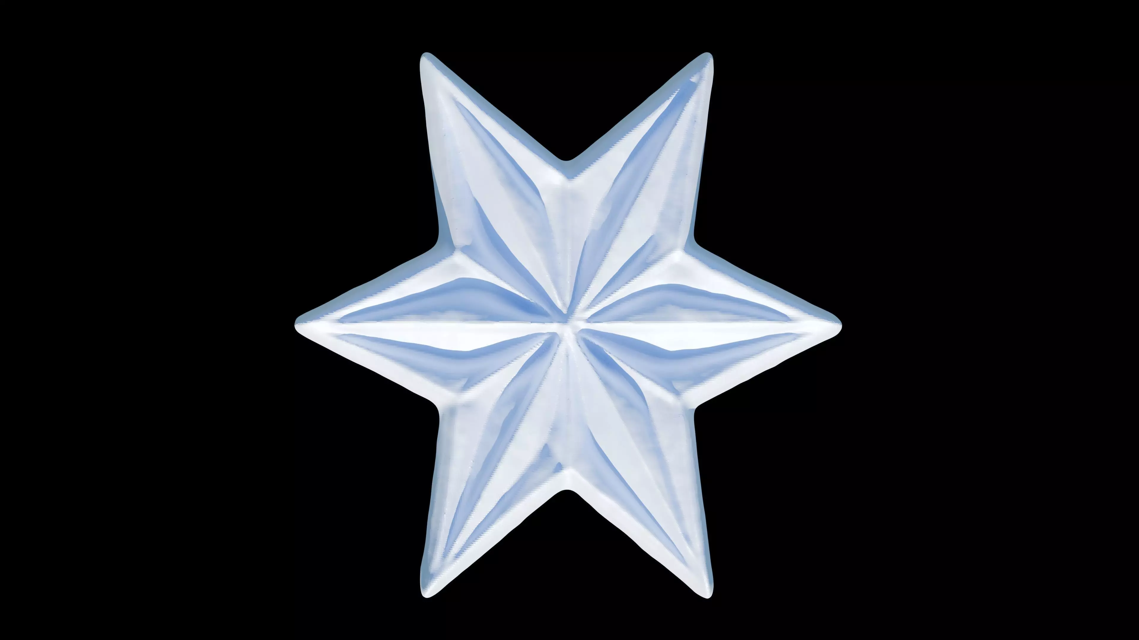 Snowflakes 3D print model_15