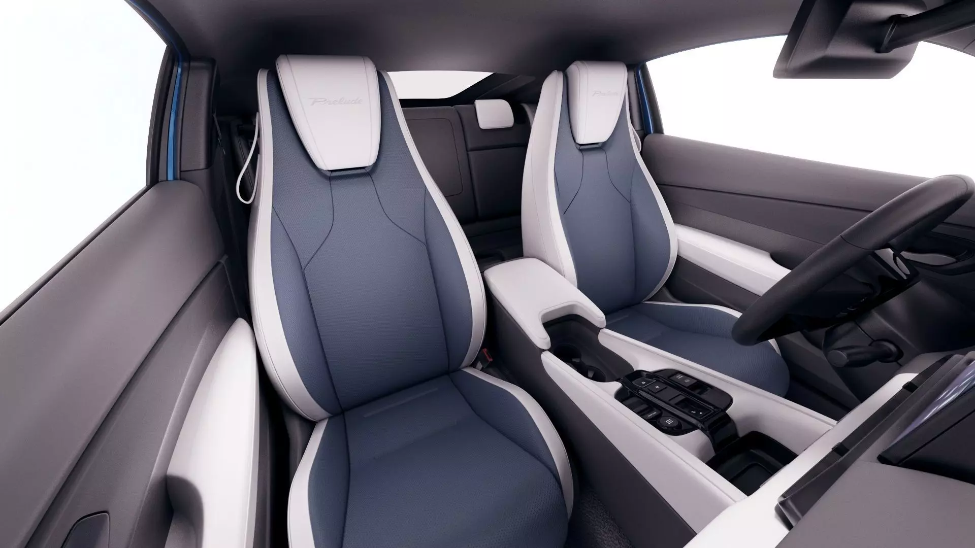 Honda Prelude 2026 with interior 3D model_14