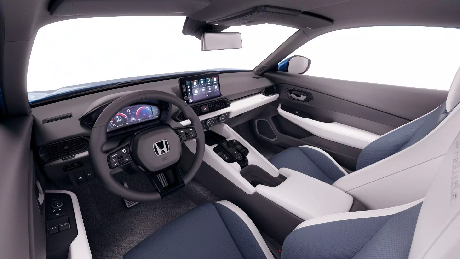 Honda Prelude 2026 with interior 3D model_13